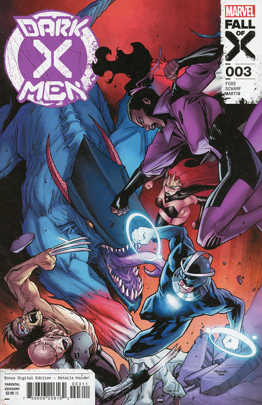 Dark X-Men Vol 2 #3 Cover A Stephen Segovia Cover (Fall Of X Tie-In)