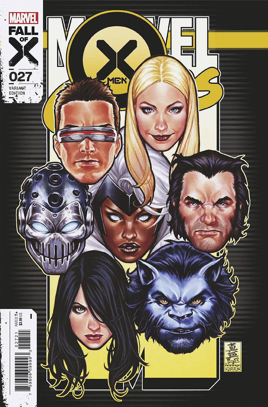 X-Men Vol 6 #27 Cover E Variant Mark Brooks Corner Box Cover (Fall Of X Tie-In)