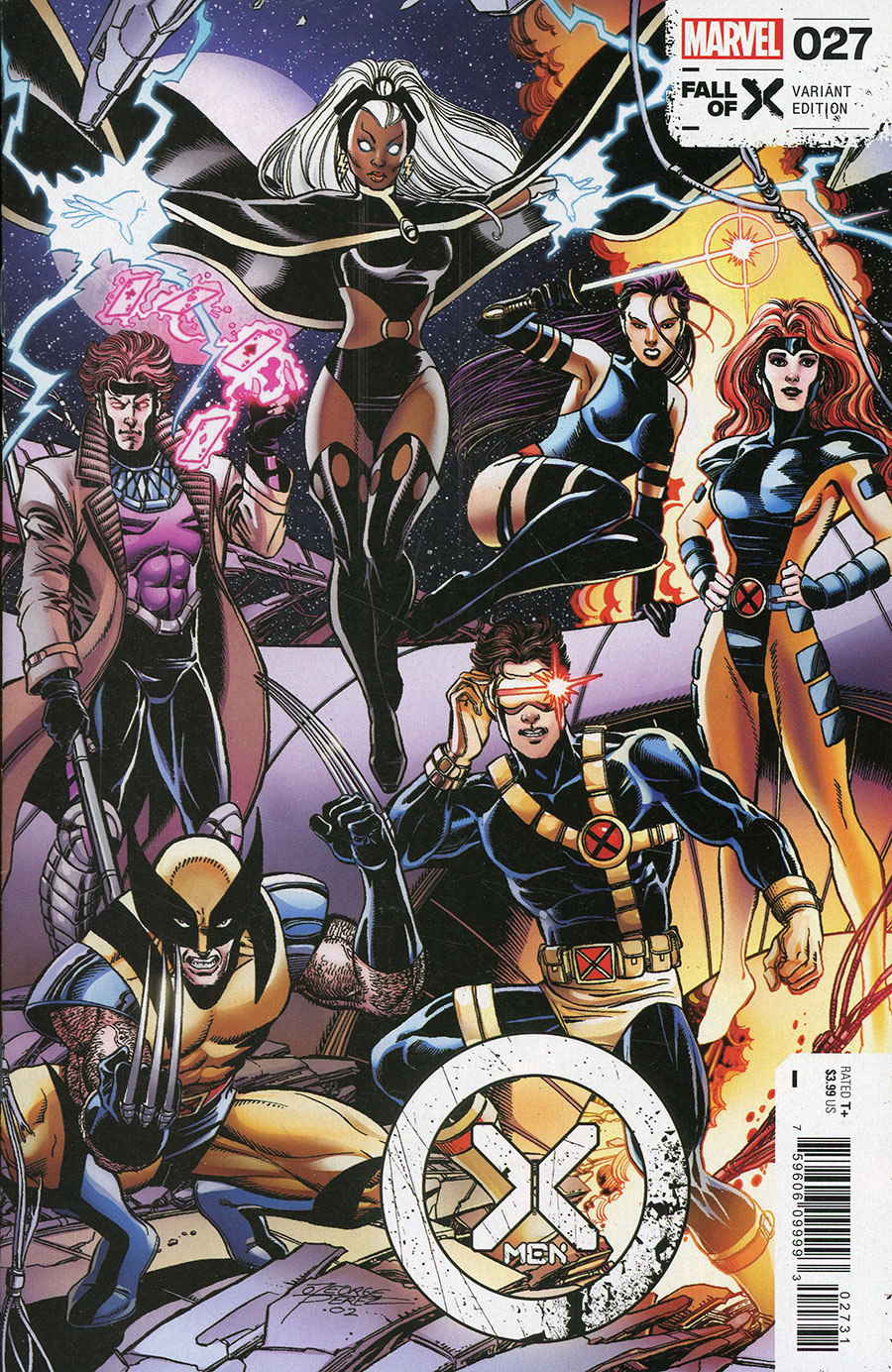 X-Men Vol 6 #27 Cover D Variant George Perez Cover (Fall Of X Tie-In)