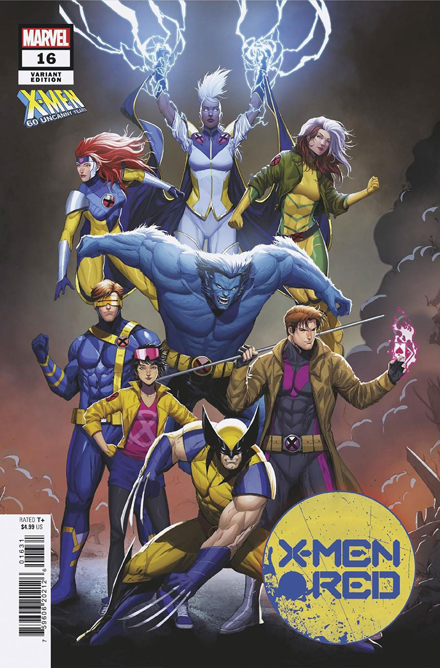 X-Men Red Vol 2 #16 Cover B Variant Raymond Gay X-Men 60th Anniversary Cover (Fall Of X Tie-In)