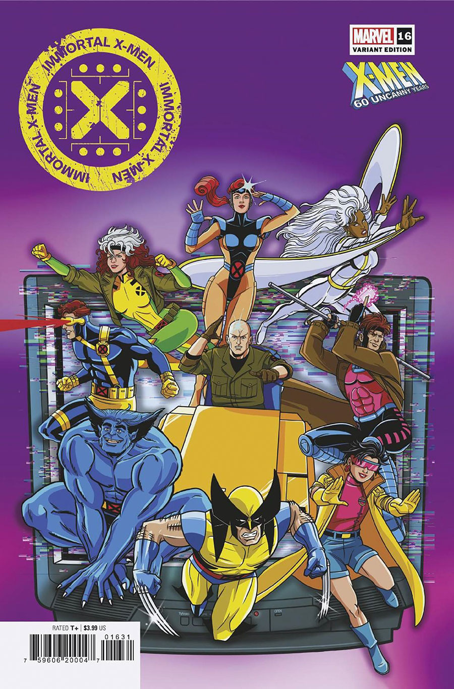 Immortal X-Men #16 Cover B Variant Dan Veesenmeyer X-Men 60th Anniversary Cover (Fall Of X Tie-In)