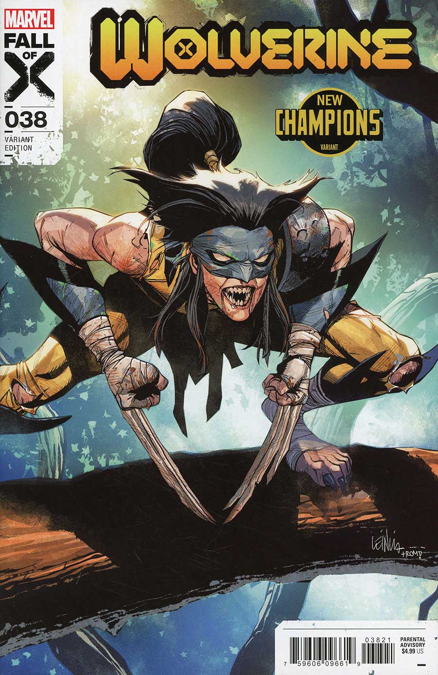 Wolverine Vol 7 #38 Cover C Variant Leinil Francis Yu New Champions Cover (Fall Of X Tie-In)