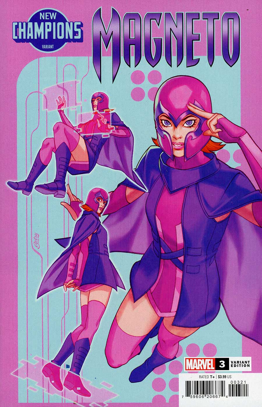 Magneto Vol 4 #3 Cover B Variant Betsy Cola New Champions Cover
