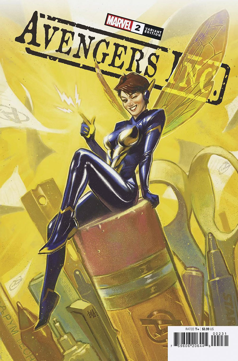 Avengers Inc #2 Cover C Variant Ben Harvey Wasp Cover