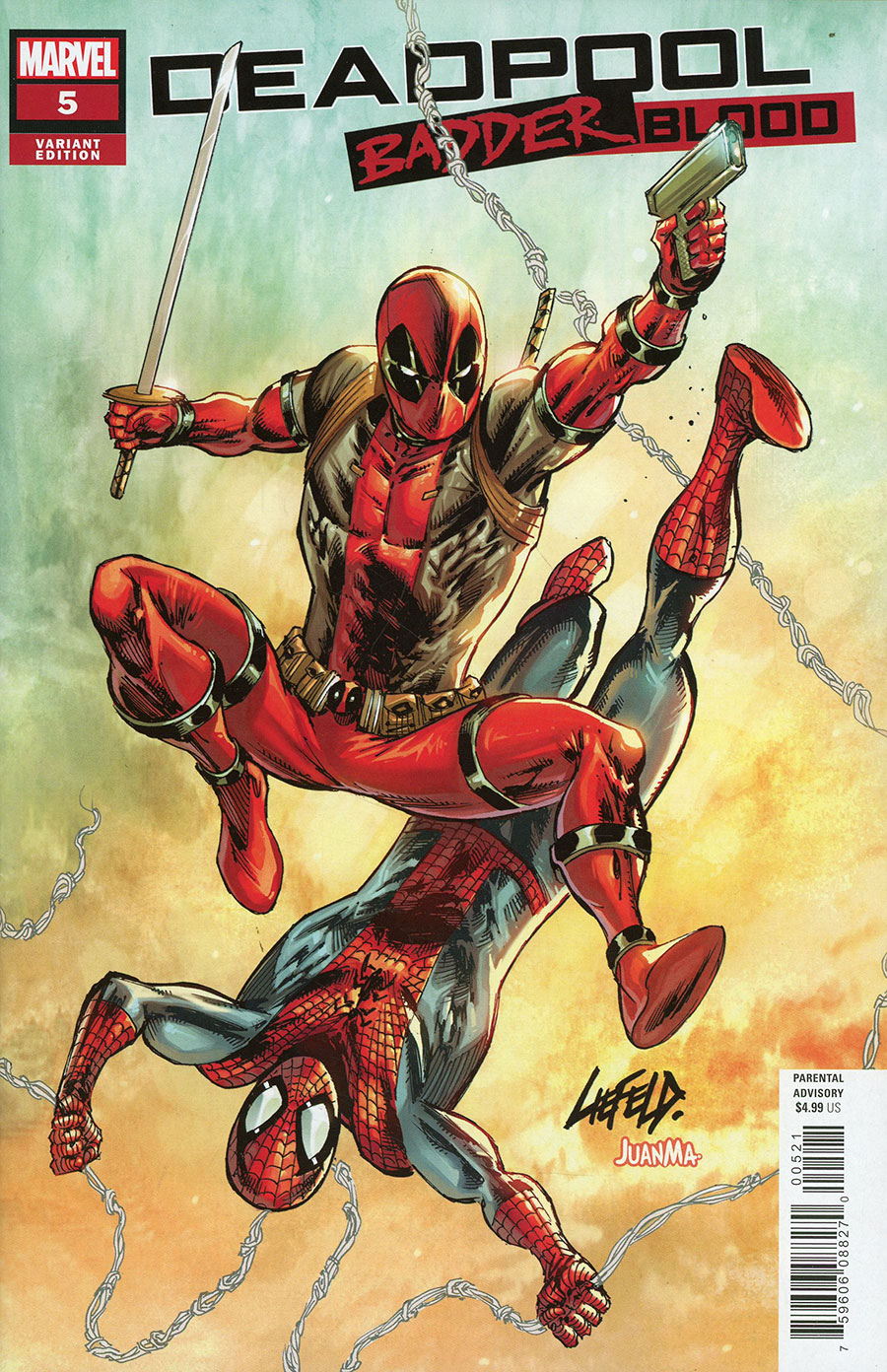 Deadpool Badder Blood #5 Cover B Variant Rob Liefeld Cover