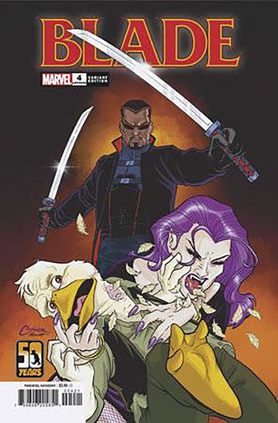 Blade Vol 4 #4 Cover C Variant Amanda Conner Howard The Duck Cover