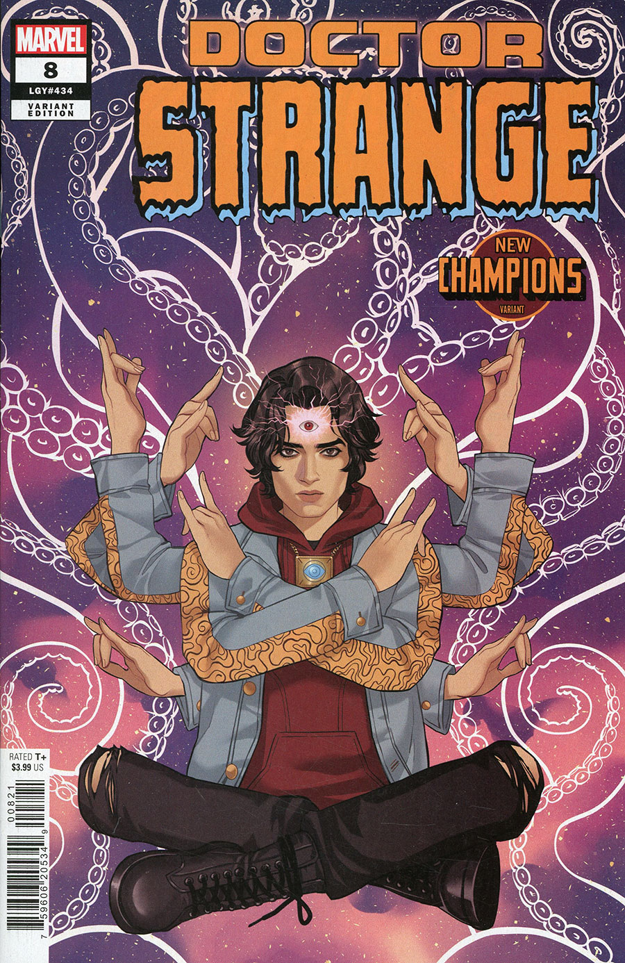 Doctor Strange Vol 6 #8 Cover B Variant Romina Jones New Champions Cover
