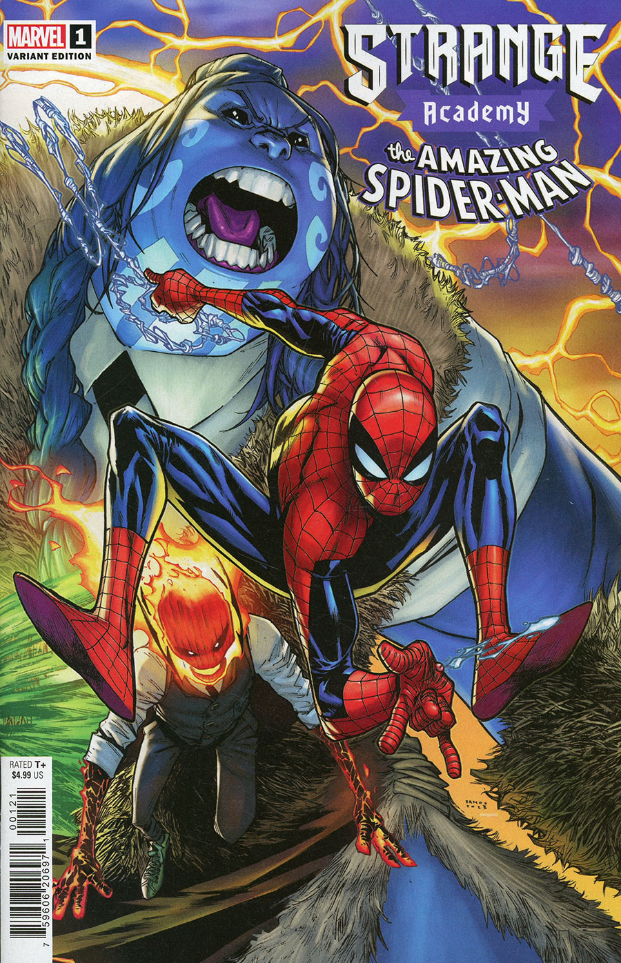 Strange Academy Amazing Spider-Man #1 (One Shot) Cover B Variant Humberto Ramos Connecting Cover