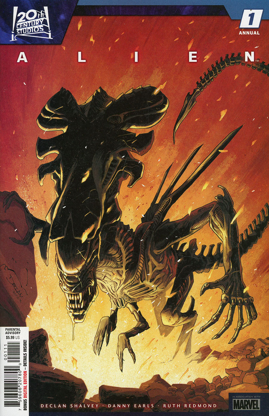 Alien Vol 3 Annual #1 Cover A Regular Declan Shalvey Cover
