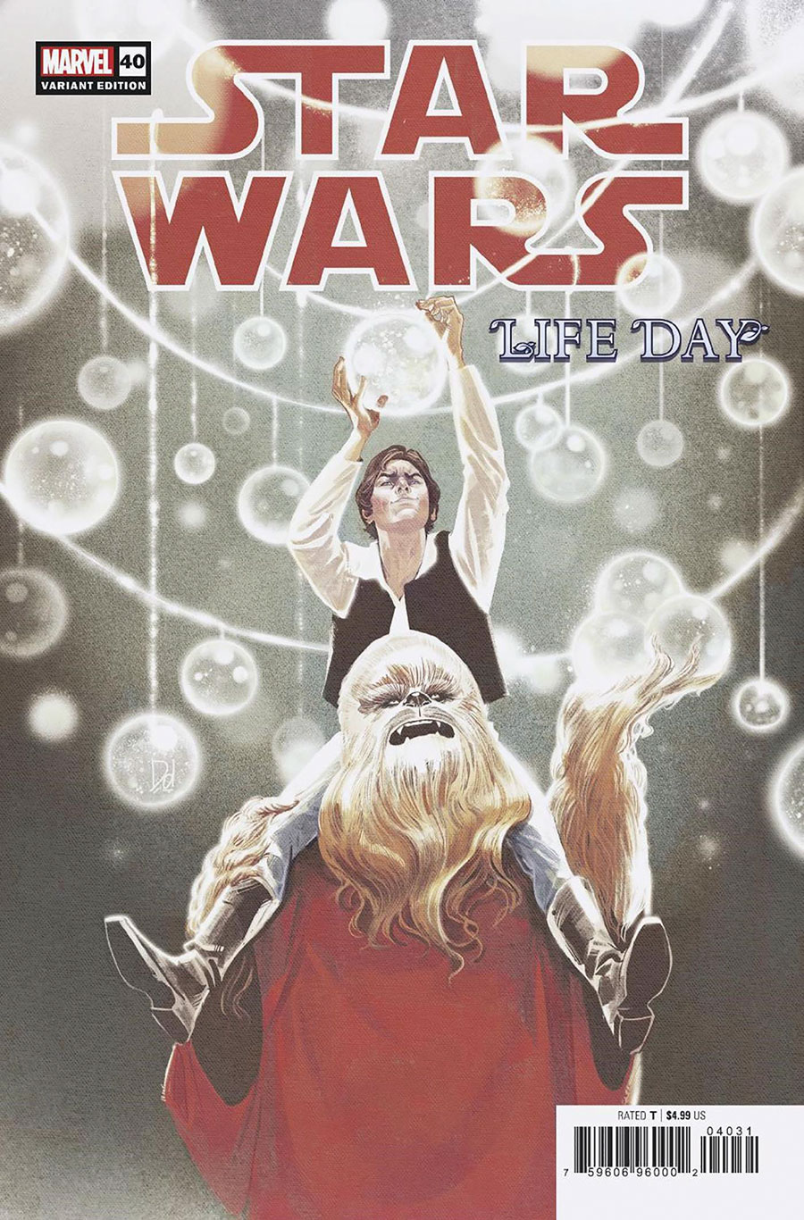 Star Wars Vol 5 #40 Cover C Variant Mike Del Mundo Life Day Cover (Dark Droids Tie-In)