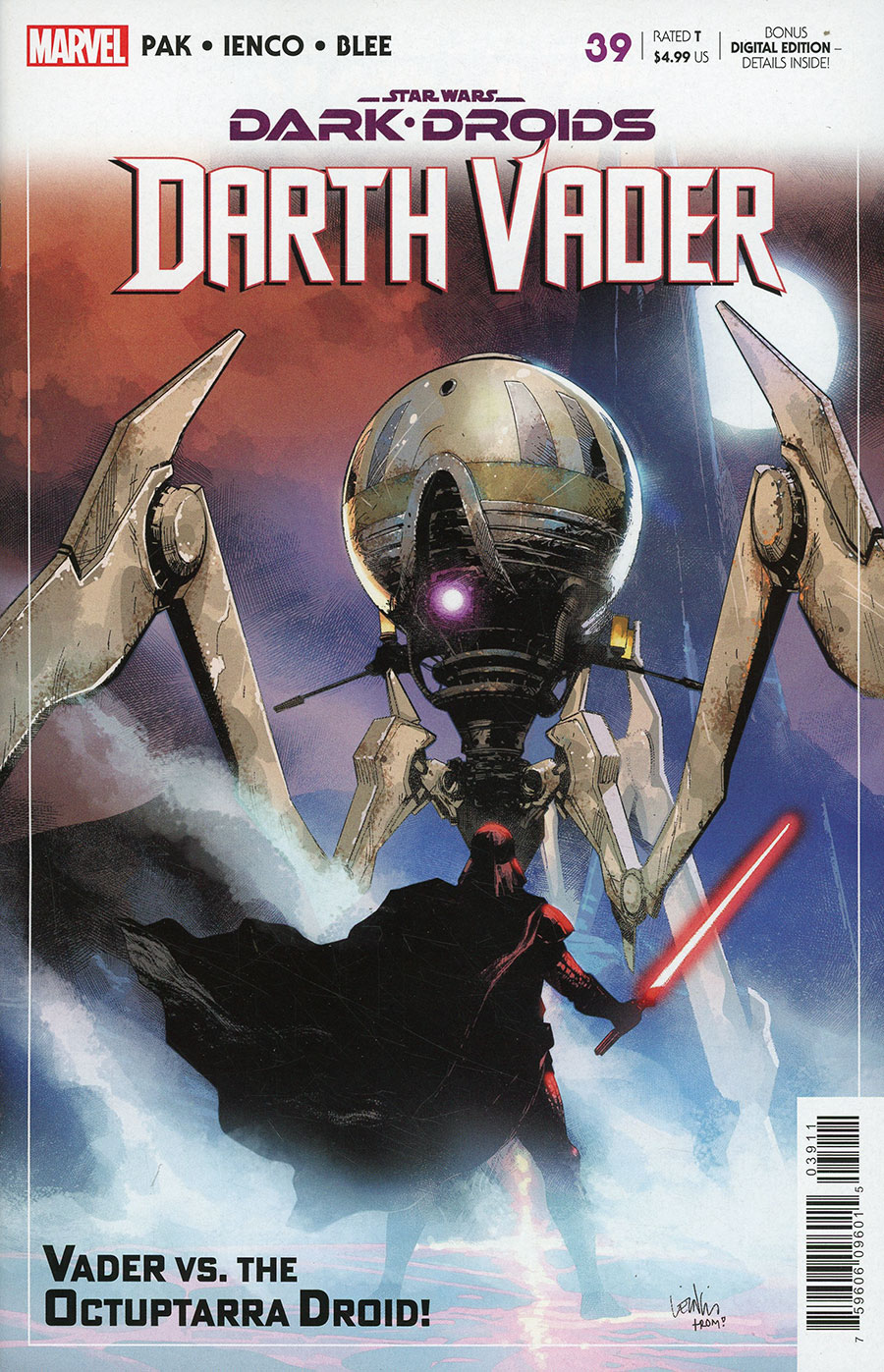Star Wars Darth Vader #39 Cover A Regular Leinil Francis Yu Cover (Dark Droids Tie-In)
