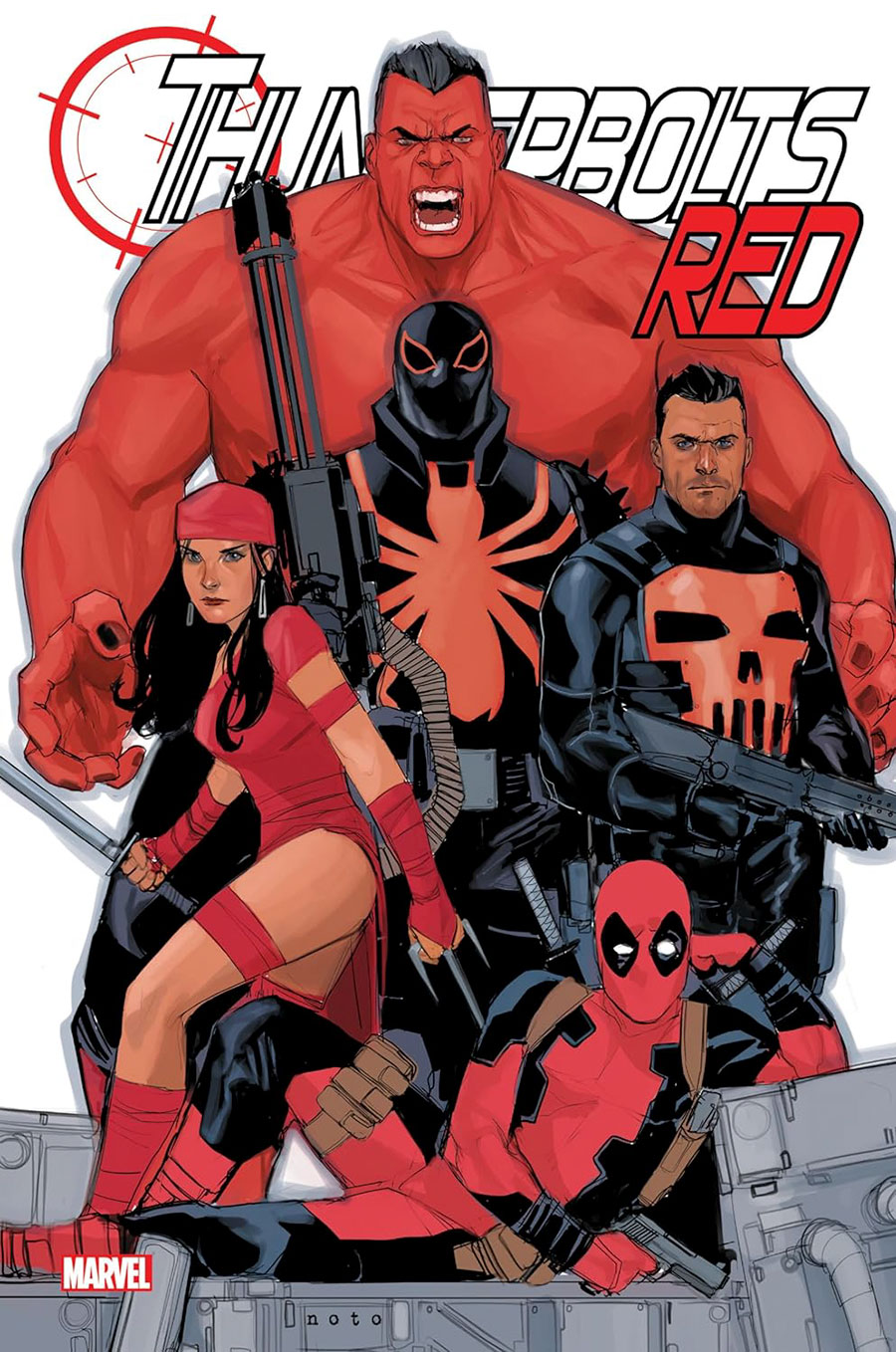 Thunderbolts Red Omnibus HC Book Market Phil Noto Cover