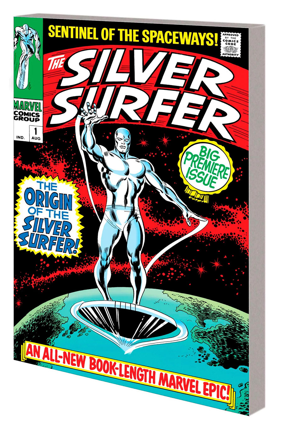 Mighty Marvel Masterworks Silver Surfer Vol 1 The Sentinel Of The Spaceways GN Direct Market John Buscema Variant Cover