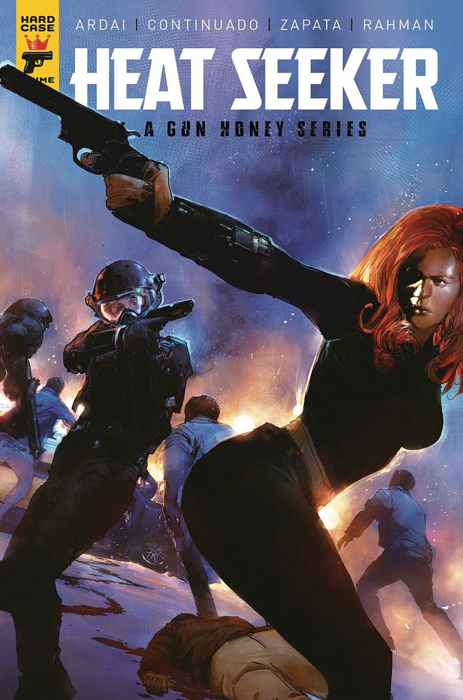 Hard Case Crime Heat Seeker A Gun Honey Series Vol 1 TP Direct Market Bill Sienkiewicz Variant Cover