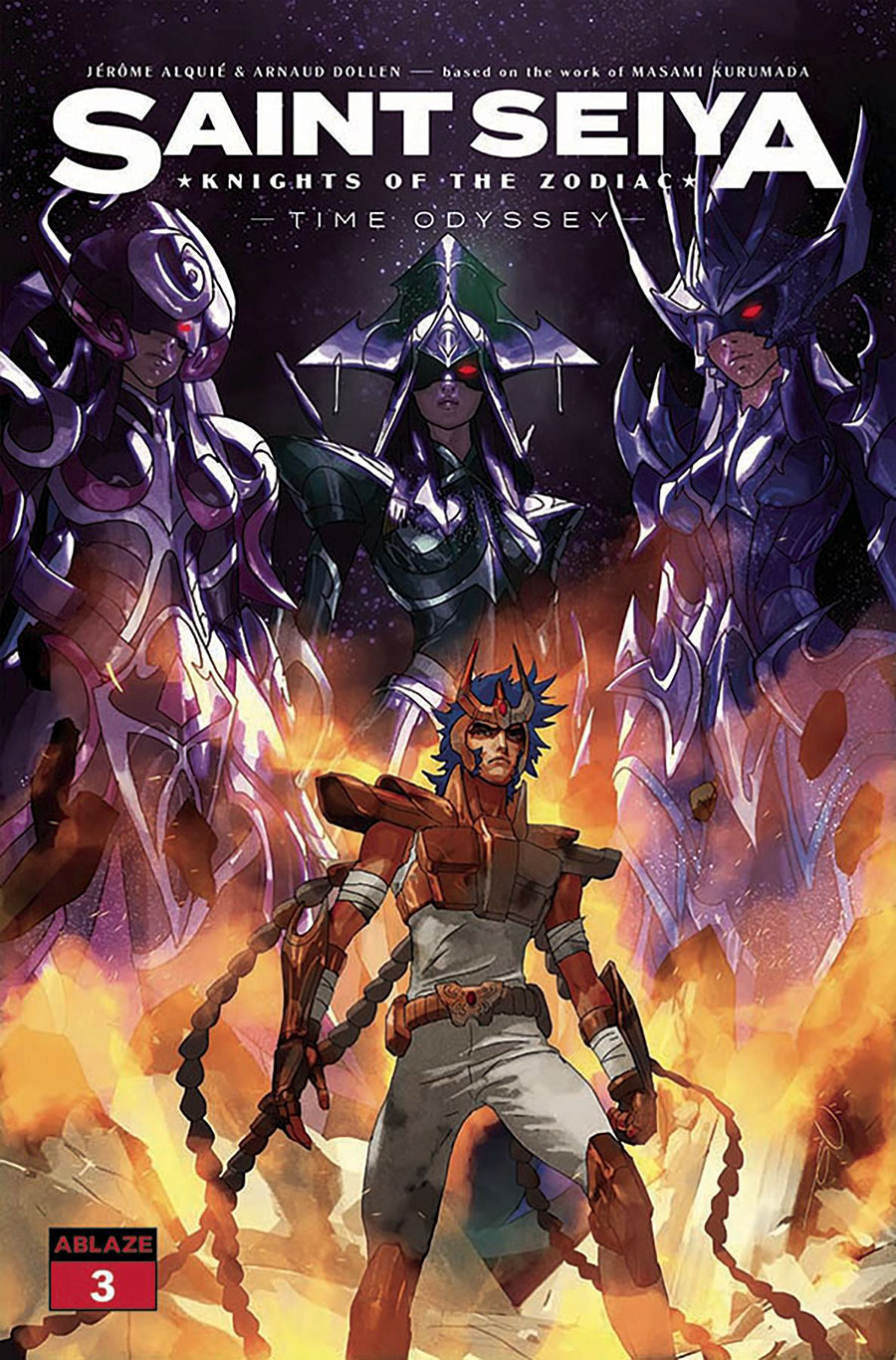 Saint Seiya Knights Of The Zodiac Time Odyssey #3 Cover A Regular Gerald Parel Cover