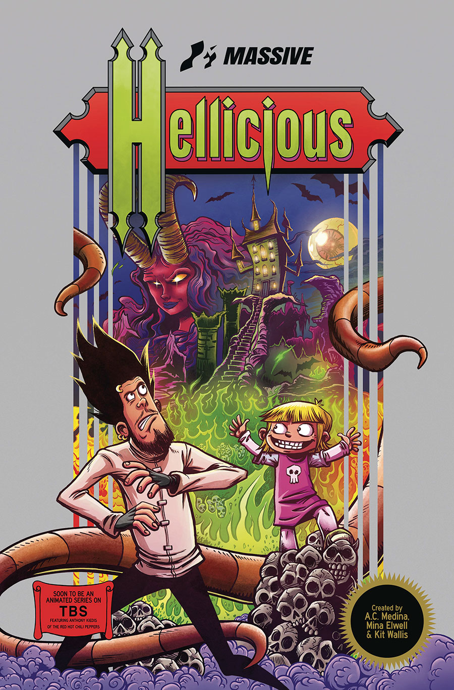 Hellicious Vol 2 #1 Cover C Variant Trevor Richardson Video Game Homage Cover