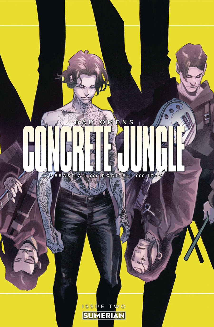 Bad Omens Concrete Jungle #2 Cover C Variant Simone Raggazoni Cover