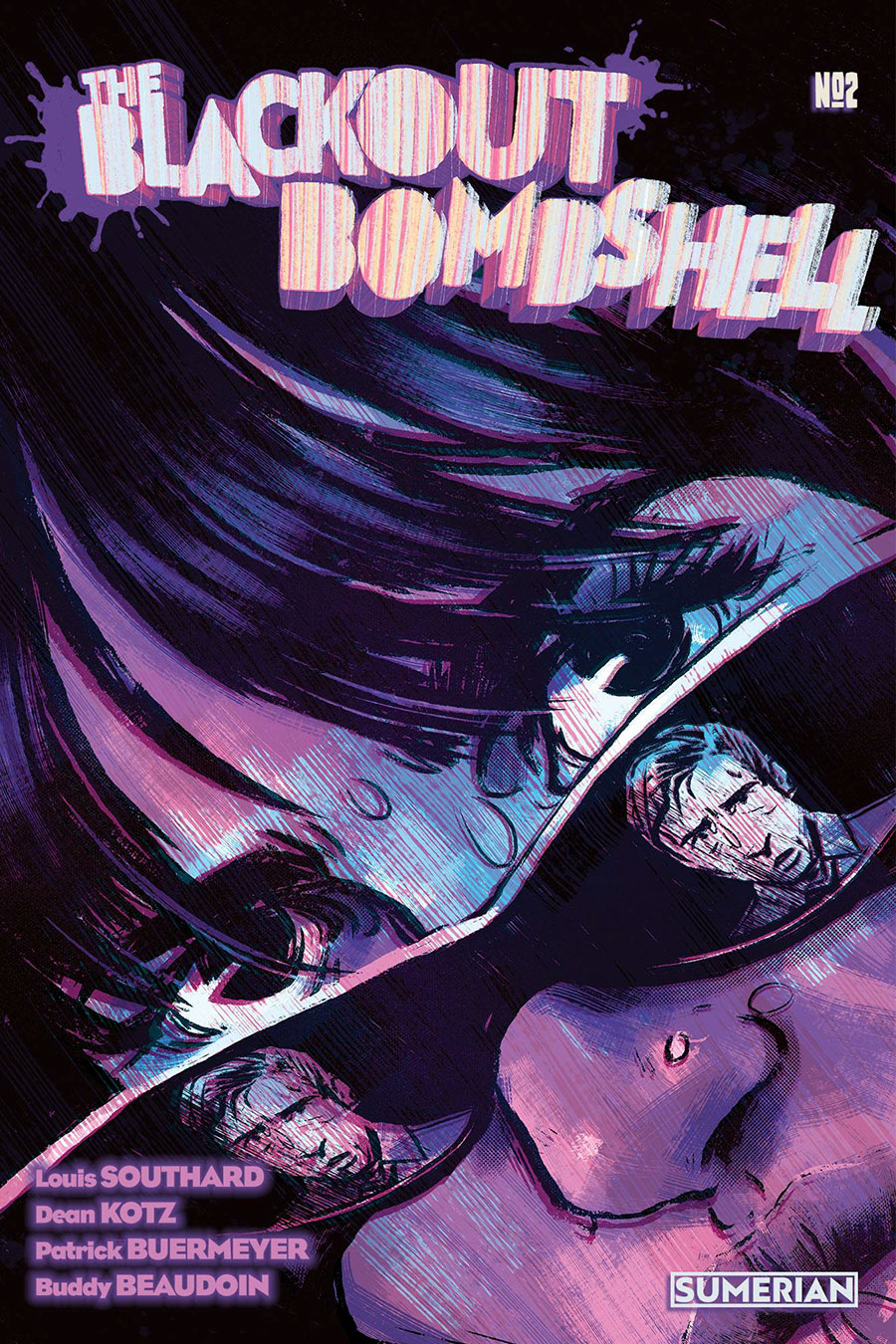 Blackout Bombshell #2 Cover A Regular Heather Vaughan Cover