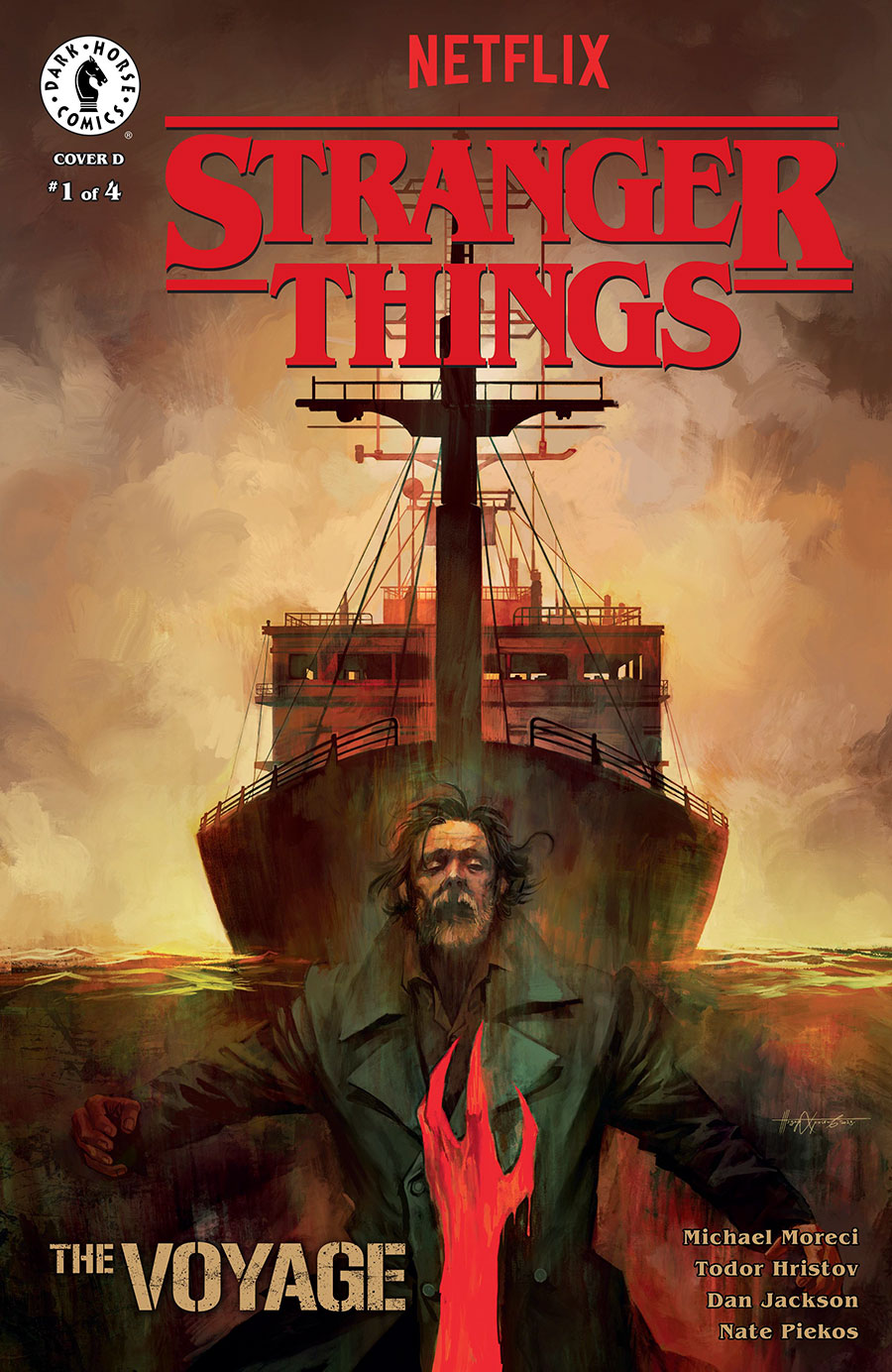Stranger Things The Voyage #1 Cover D Variant Todor Hristov Cover
