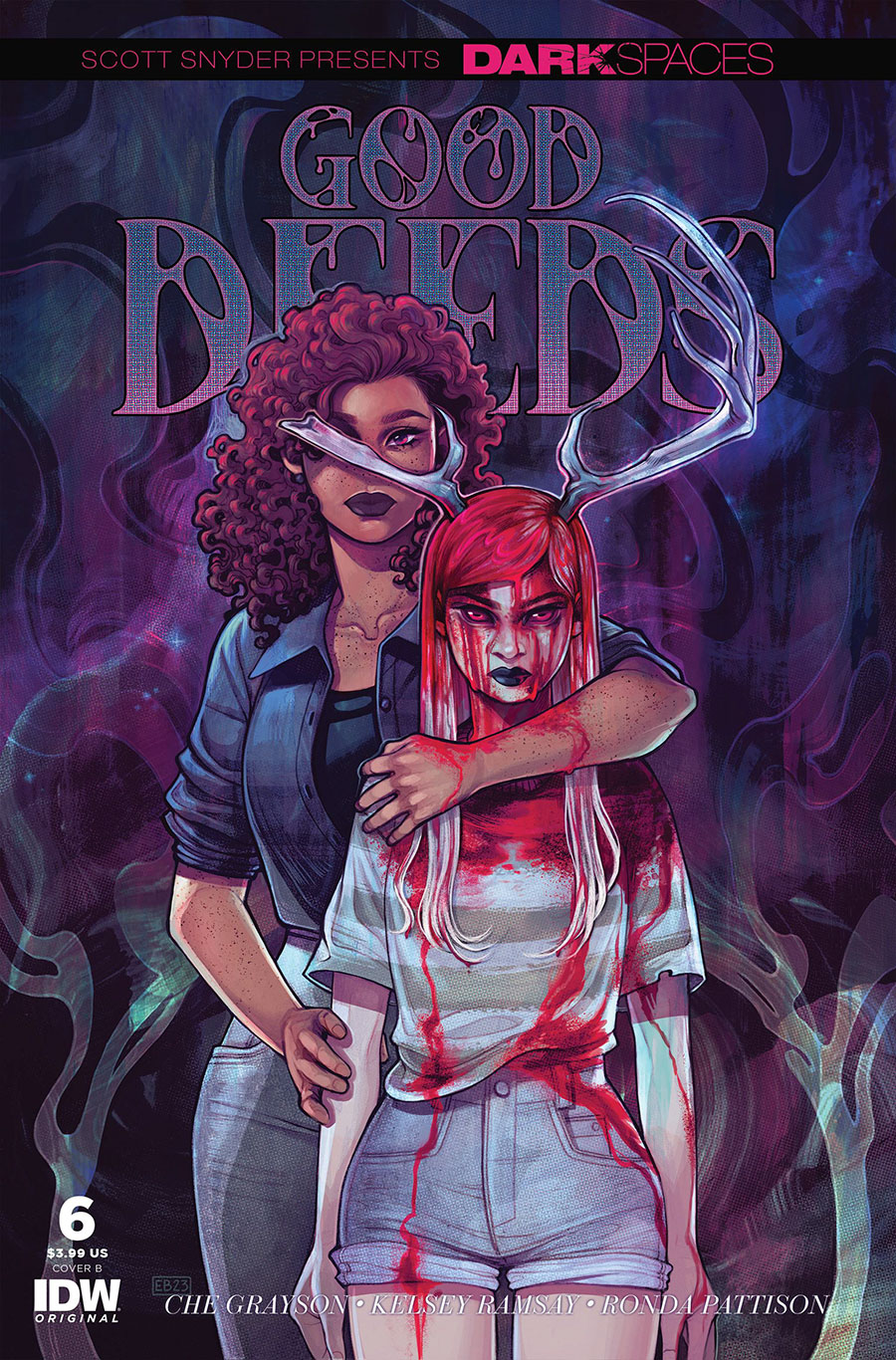 Dark Spaces Good Deeds #6 Cover B Variant Elizabeth Beals Cover