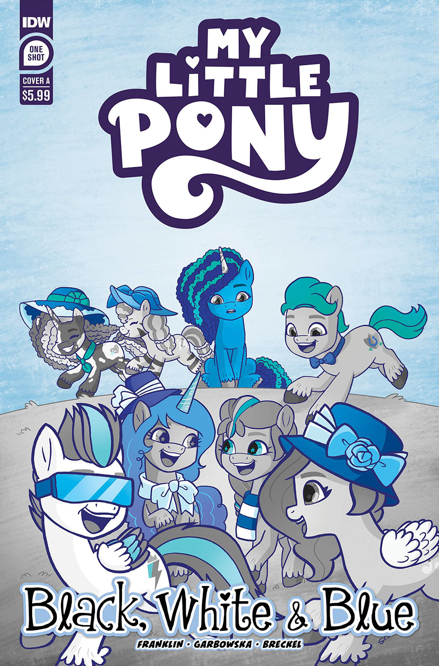 My Little Pony Black White & Blue #1 (One Shot) Cover A Regular Agnes Garbowska Cover