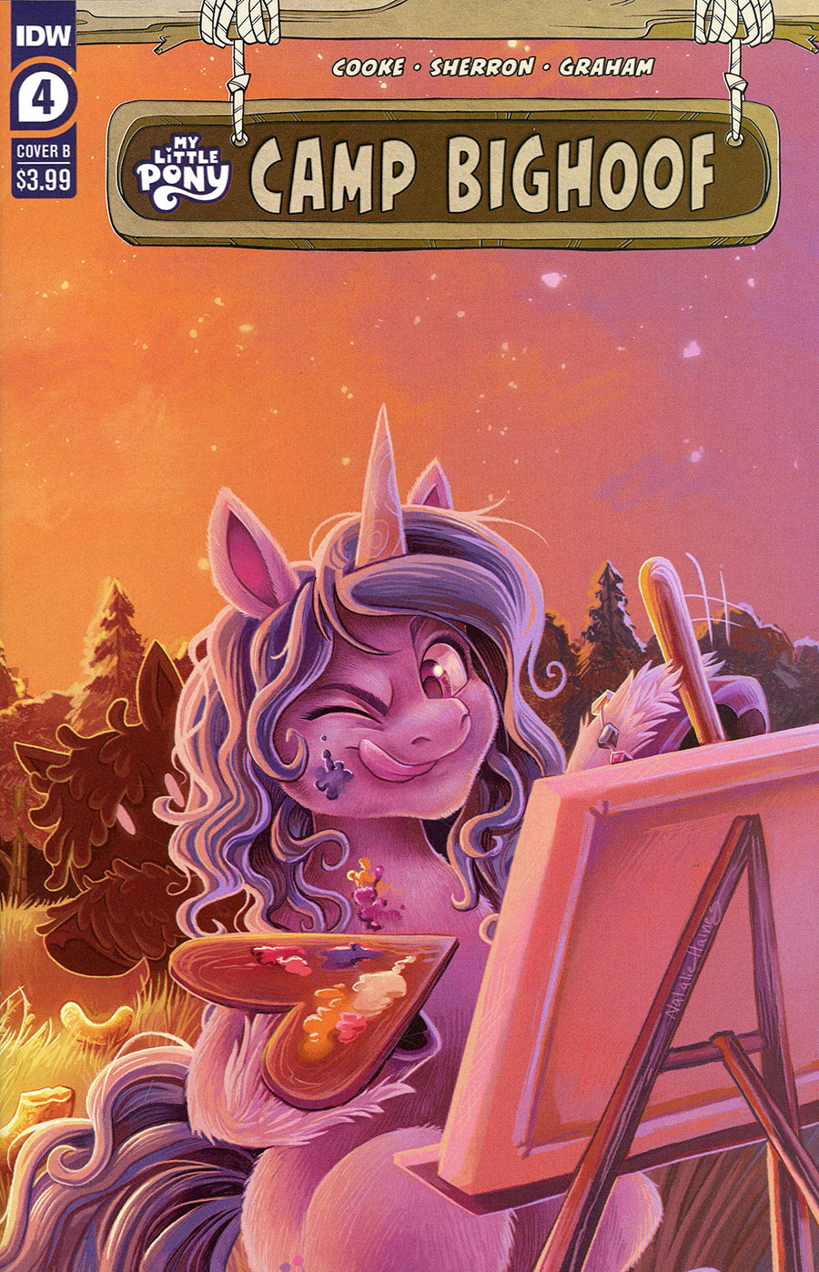 My Little Pony Camp Bighoof #4 Cover B Variant Natalie Haines Cover
