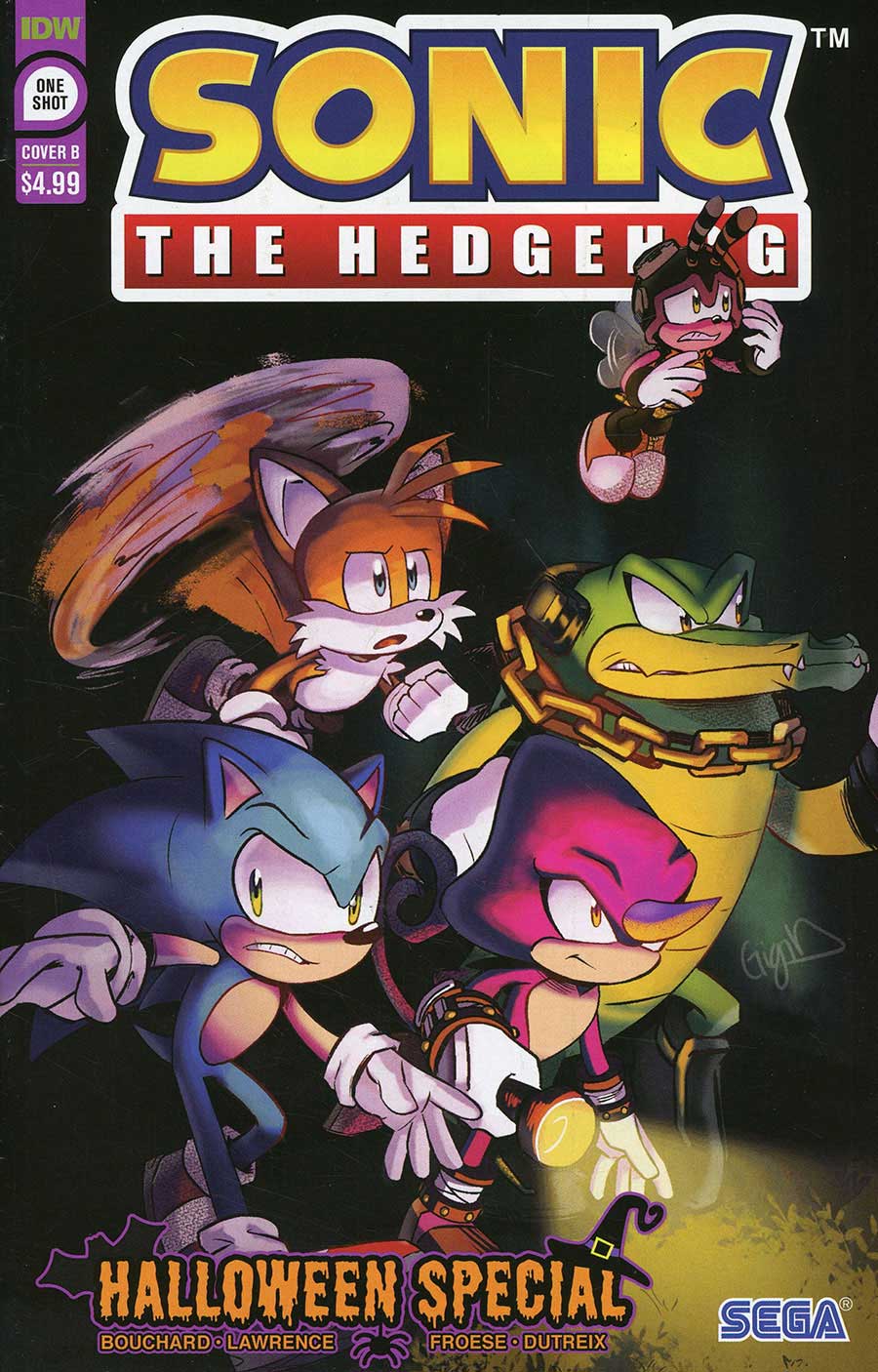 Sonic The Hedgehog Halloween Special #1 (One Shot) Cover B Variant Gigi Dutreix Cover