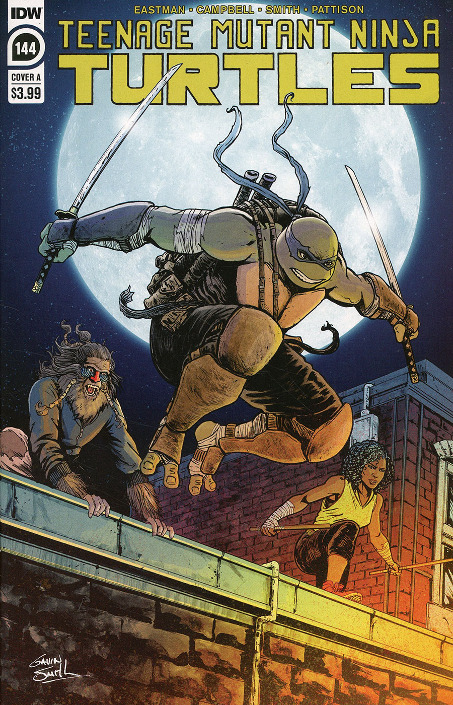 Teenage Mutant Ninja Turtles Vol 5 #144 Cover A Regular Gavin Smith Cover