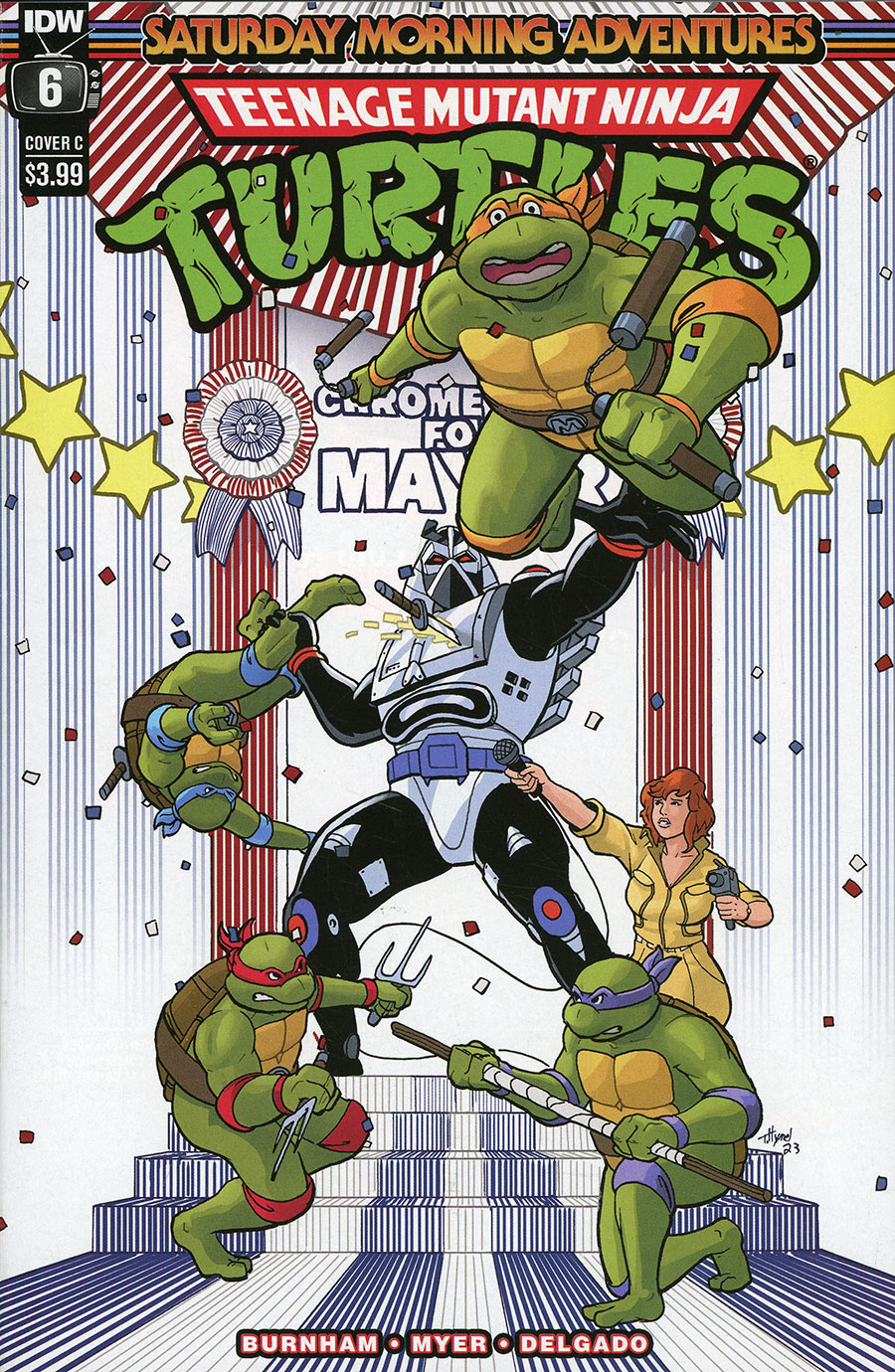 Teenage Mutant Ninja Turtles Saturday Morning Adventures Continued #6 Cover C Variant Travis Hymel Cover