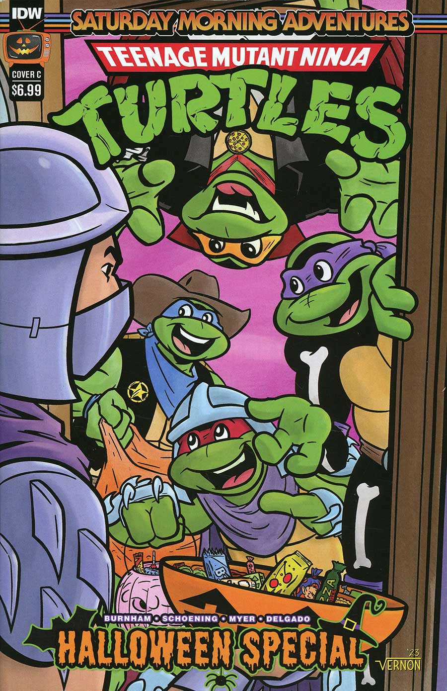 Teenage Mutant Ninja Turtles Saturday Morning Adventures Halloween Special #1 (One Shot) Cover C Variant Vernon Smith Cover