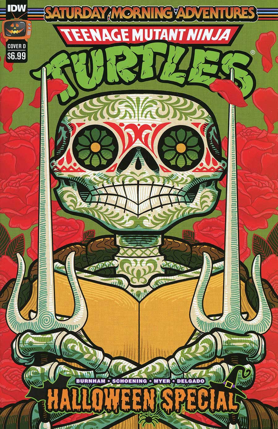 Teenage Mutant Ninja Turtles Saturday Morning Adventures Halloween Special #1 (One Shot) Cover D Variant Dia De Los Muertos Cover