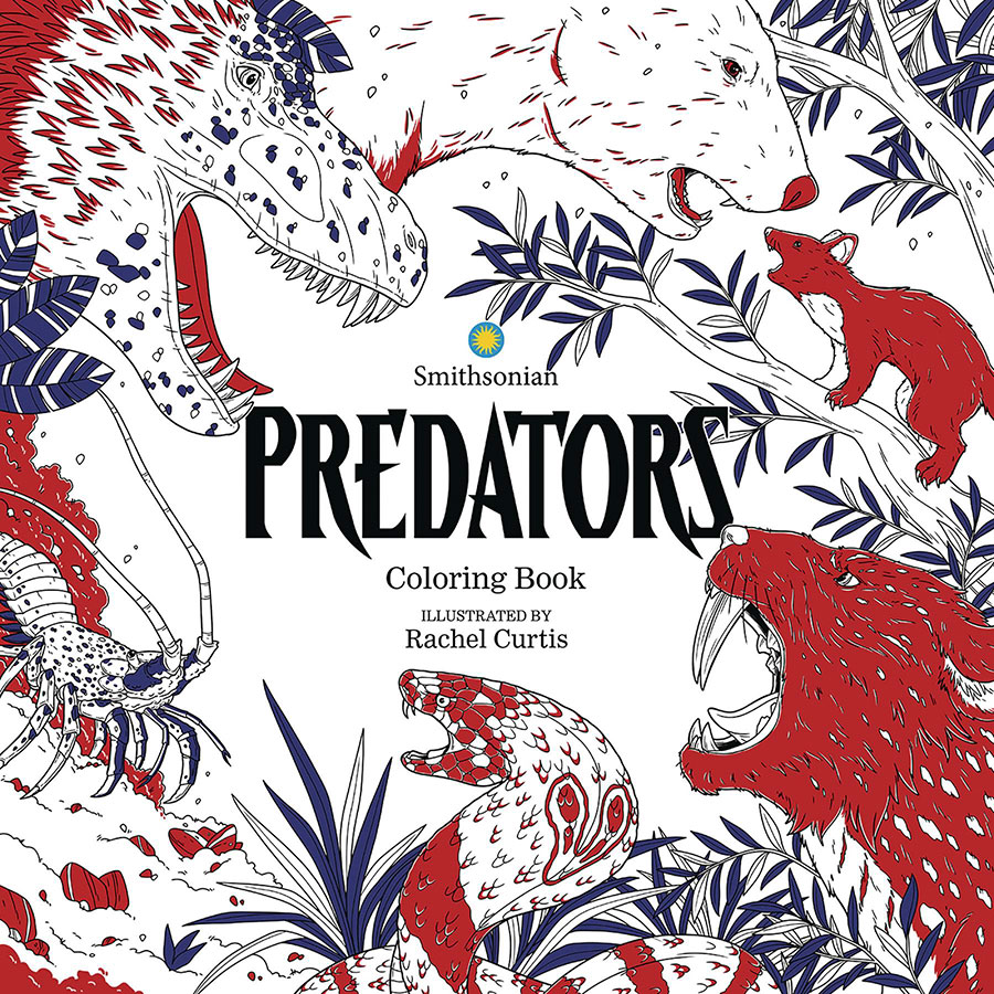Predators A Smithsonian Coloring Book SC