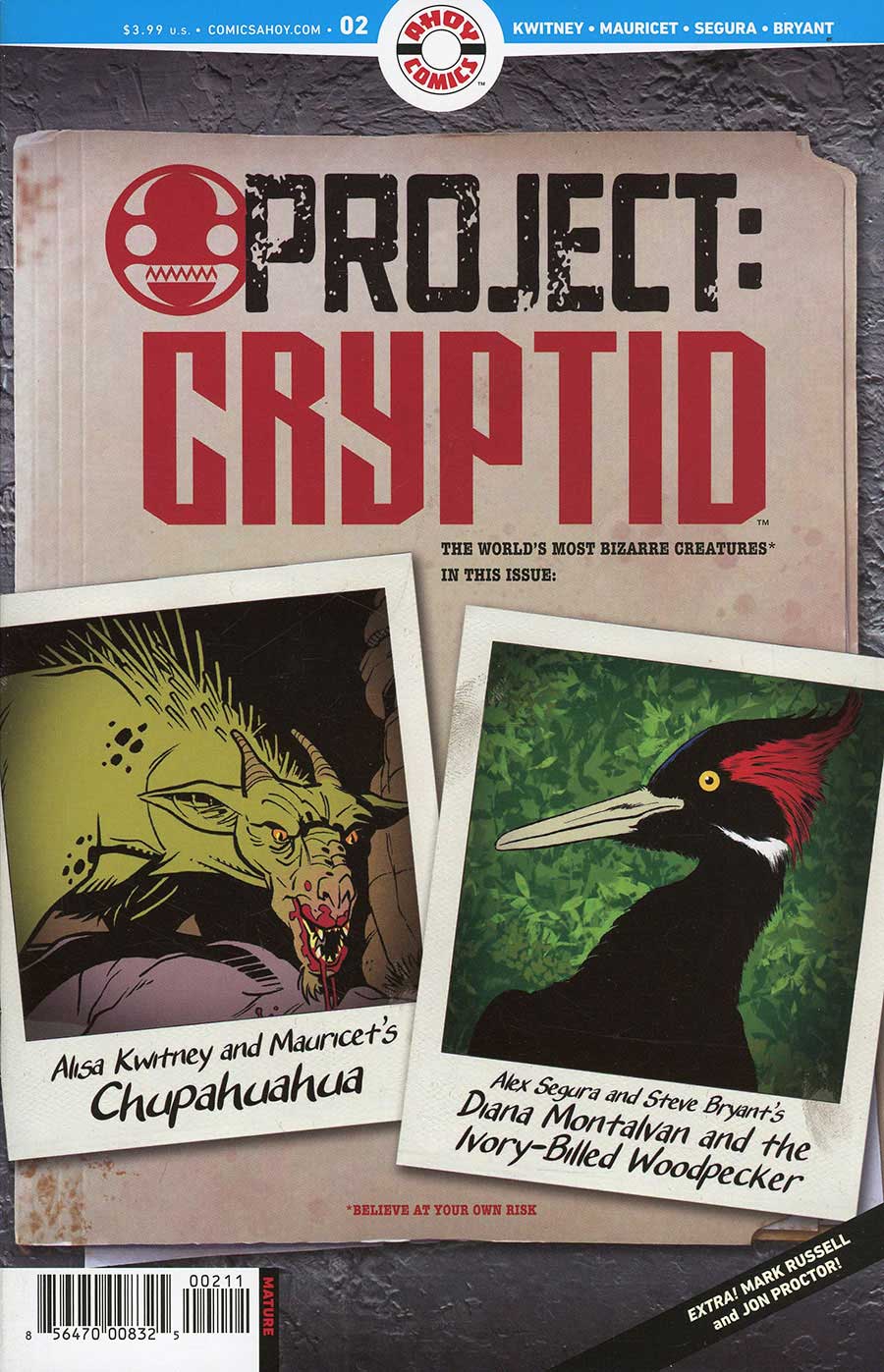 Project Cryptid #2 Cover A Regular Steve Bryant & Mauricet Cover