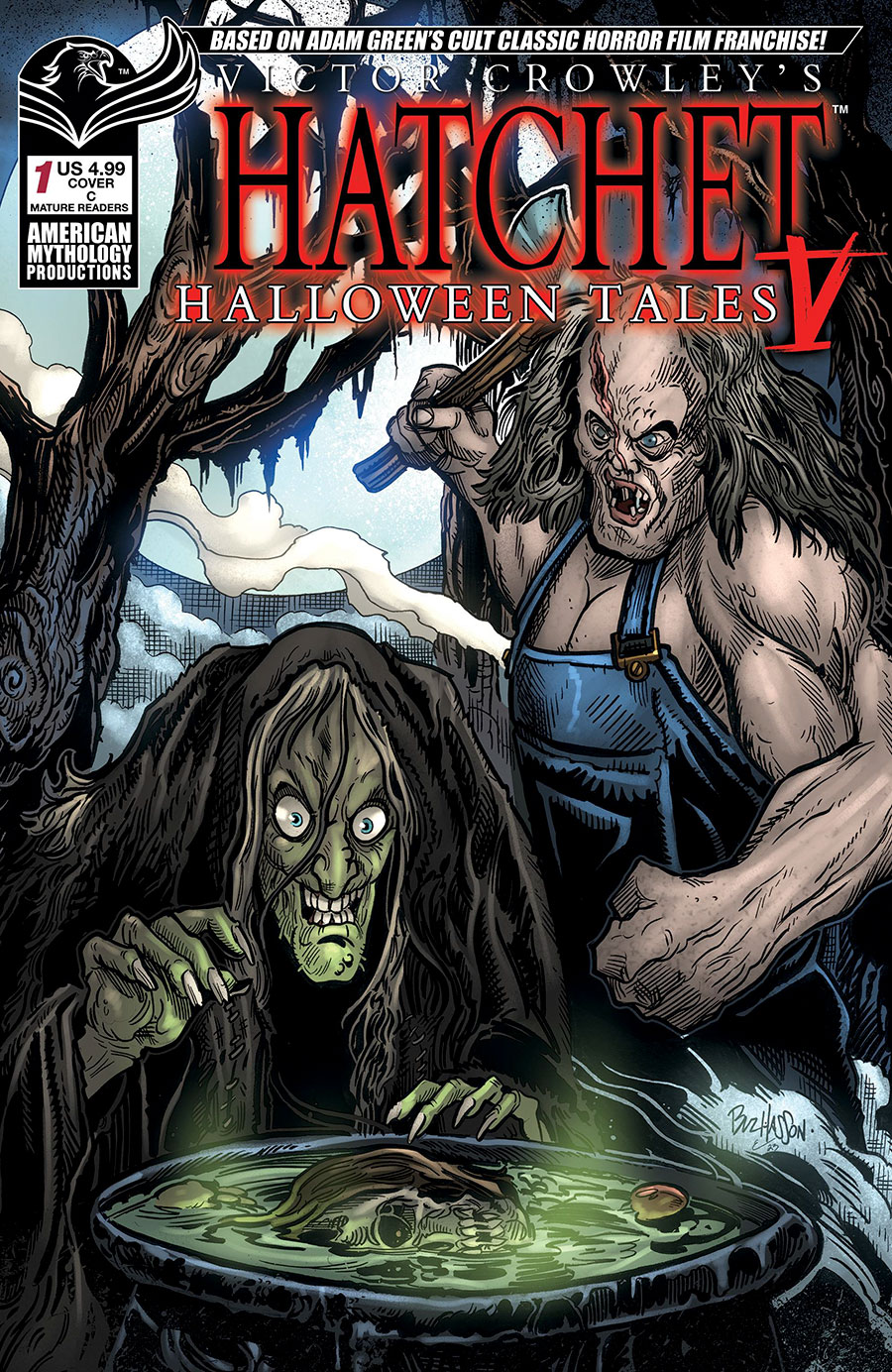 Victor Crowleys Hatchet Halloween Tales V #1 Cover C Variant Buz Hasson Cover