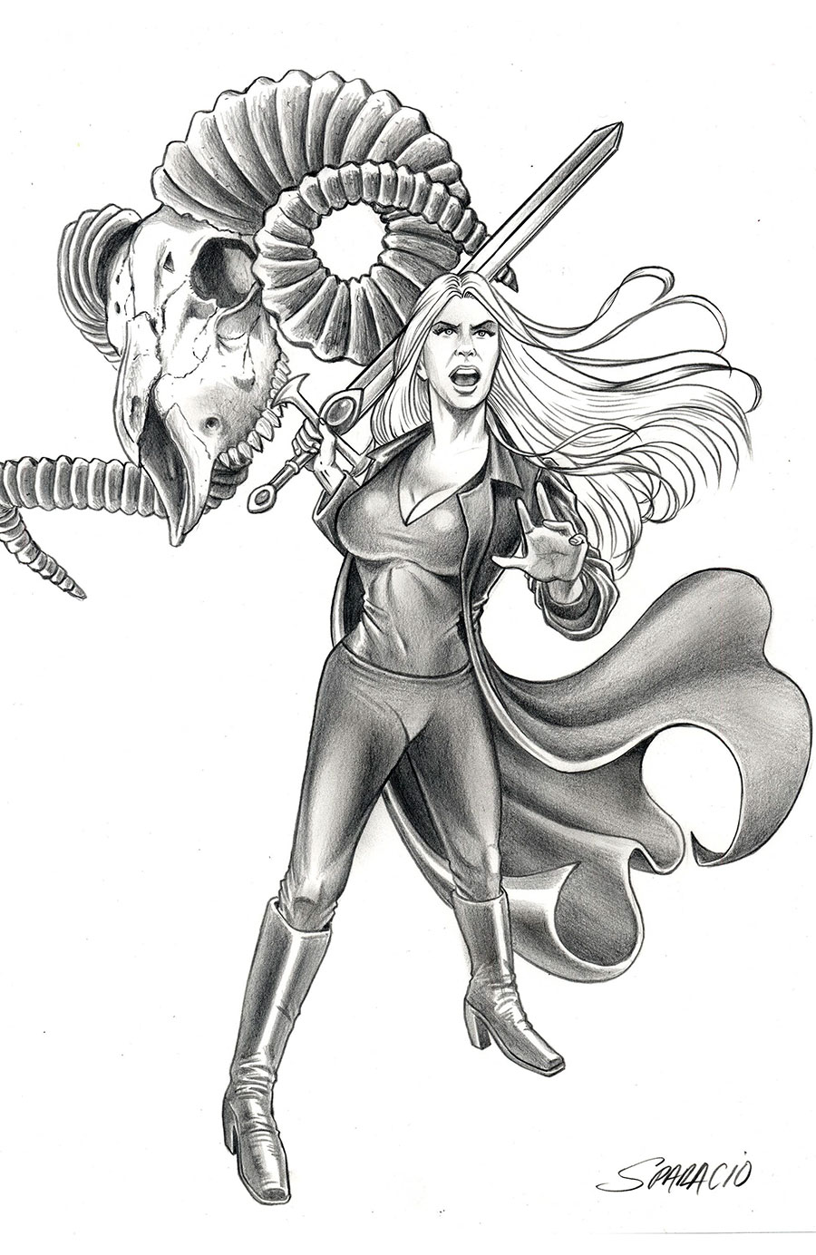 Witch Hammer #1 Cover D Limited Edition Mark Sparacio Black & White Century Variant Cover