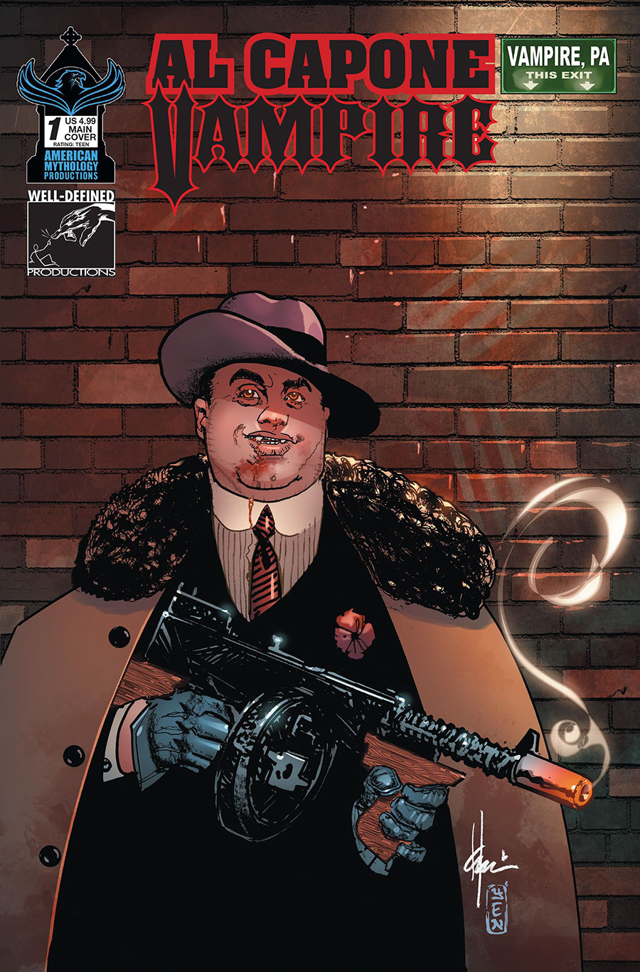 Al Capone Vampire #1 Cover A Regular Howard Chaykin & Yen Nitro Cover