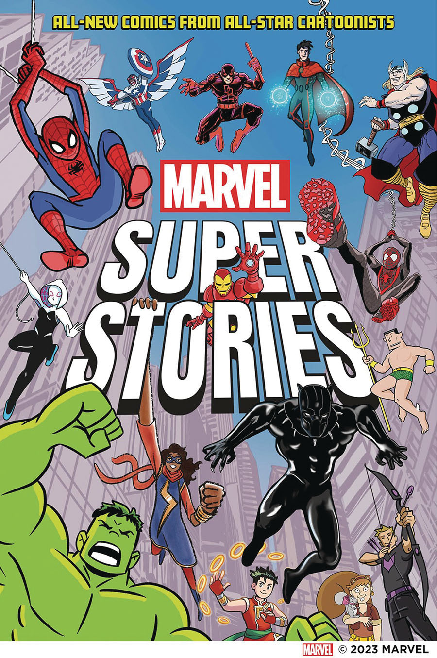 Marvel Super Stories All-New Comics From All-Star Cartoonists HC