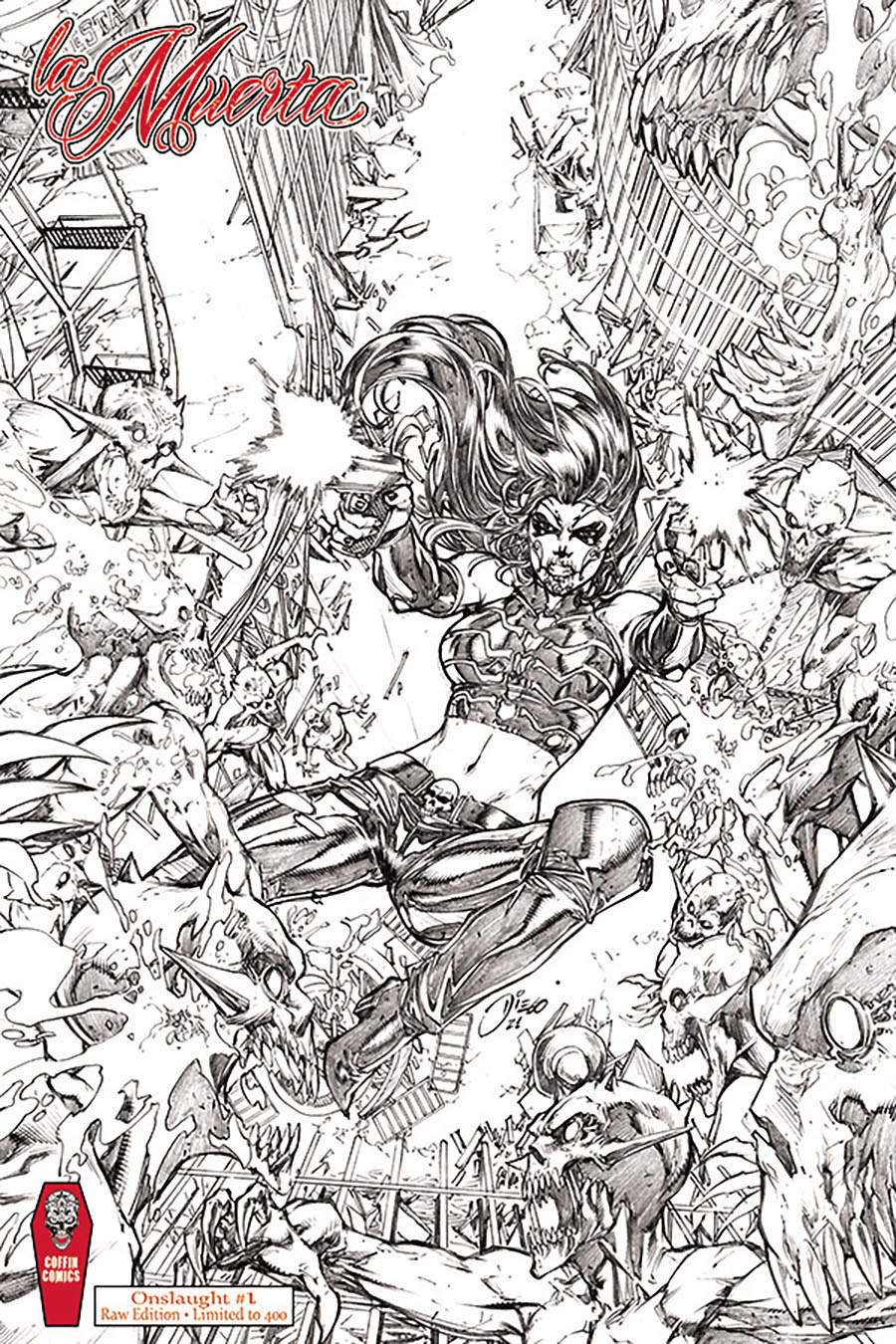 La Muerta Onslaught #1 (One Shot) Cover I Raw Edition