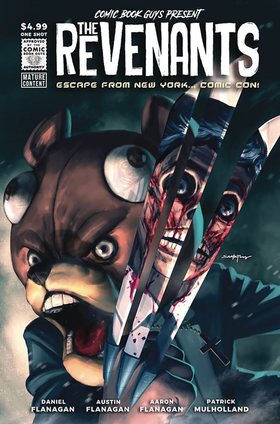 Revenants Escape From New York Comic Con #1 (One Shot) Cover G Previews Exclusive Comic Con Santa Fung Variant Cover