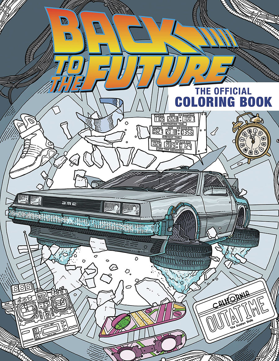 Back To The Future Official Coloring Book TP
