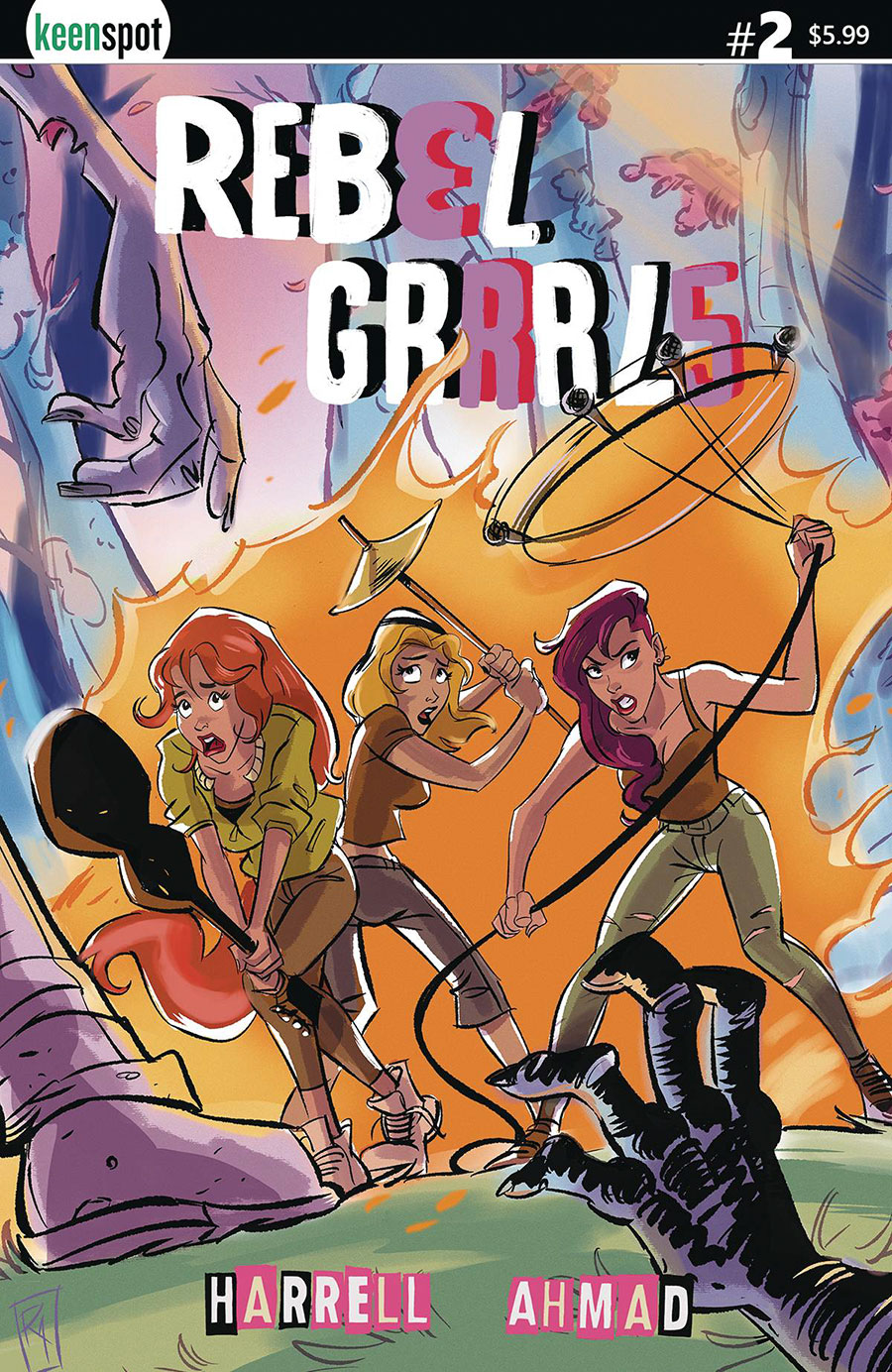 Rebel Grrrls #2 Cover A Regular Robert Ahmad Cover