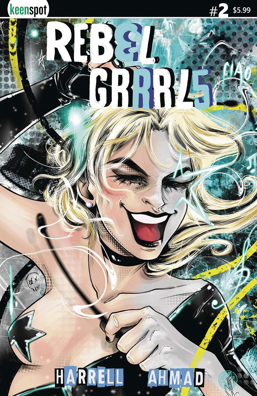 Rebel Grrrls #2 Cover B Variant Francesca Fantini Cover