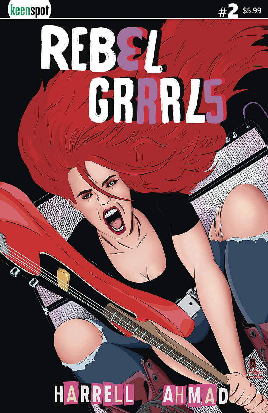 Rebel Grrrls #2 Cover D Variant Danny Harrell Cover