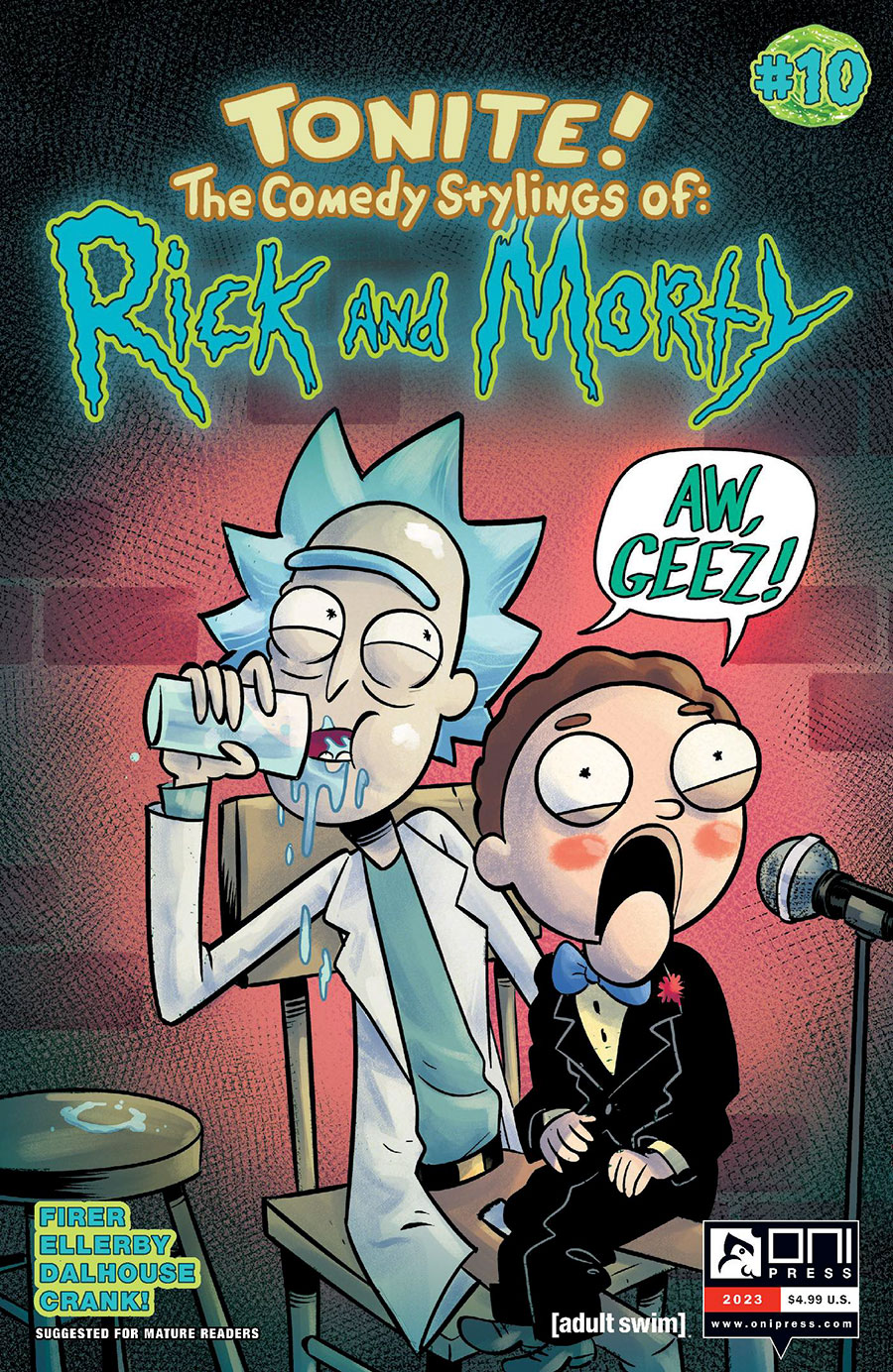 Rick And Morty Vol 2 #10 Cover B Variant Fred C Stresing Cover
