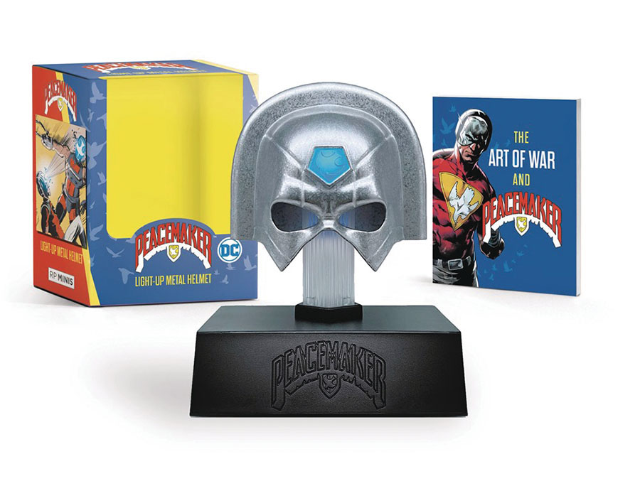 Peacemaker Light-Up Metal Helmet Gift Set