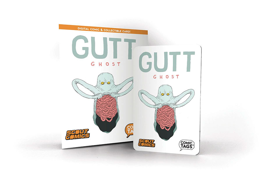 Gutt Ghost TP Comic Tag Collectible Card With Digital Comic