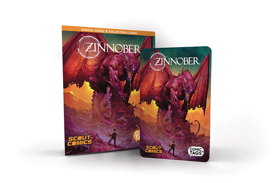 Zinnober TP Comic Tag Collectible Card With Digital Comic