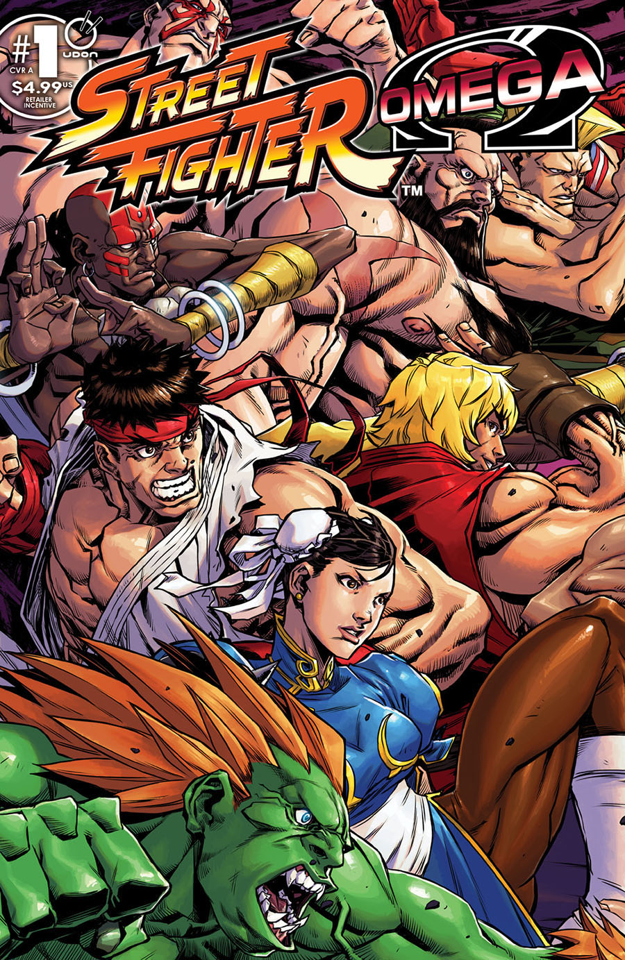 Street Fighter Omega #1 (One Shot) Cover A Regular Joe Ng Connecting Left Side Cover