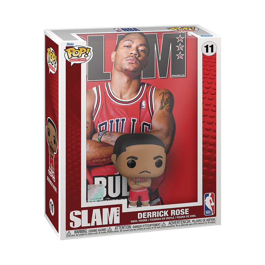 POP NBA SLAM Magazine Cover Derrick Rose Vinyl Figure