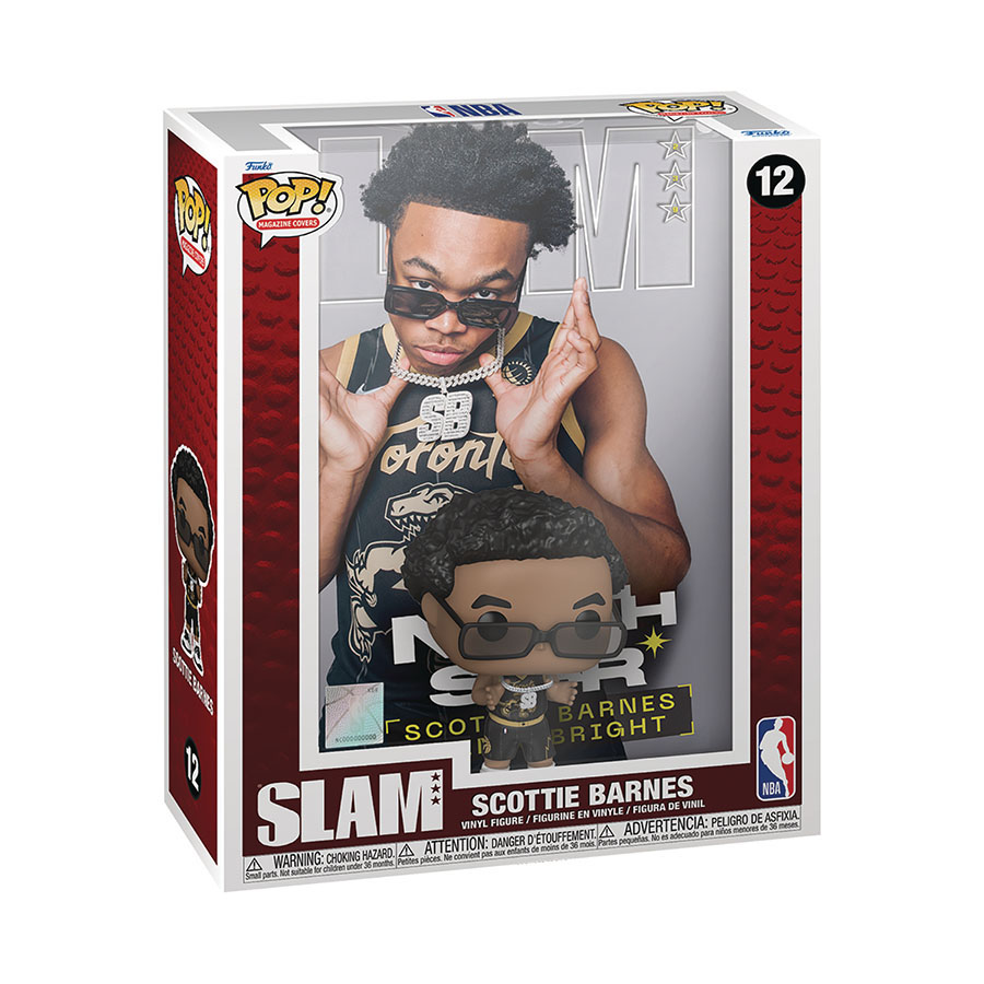 POP NBA SLAM Magazine Cover Scottie Barnes Vinyl Figure